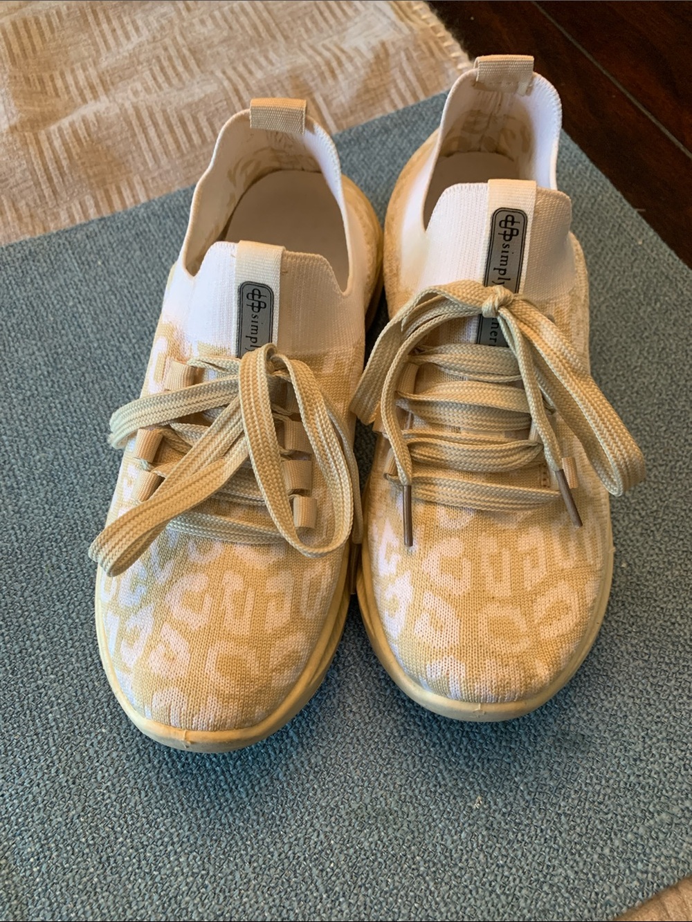 Simply Southern Cream Athletic Sneakers